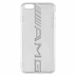 Чехол для iPhone 6 Plus/6S Plus Mercedes-AMG (металлик) - PrintSalon