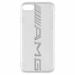 Чехол для iPhone 7 Mercedes-AMG (металлик) - PrintSalon