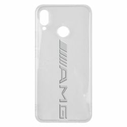 Чехол для Huawei P Smart Plus 2018 Mercedes-AMG (металлик) - PrintSalon