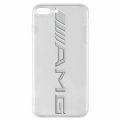 Чехол для iPhone 7 Plus Mercedes-AMG (металлик) - PrintSalon