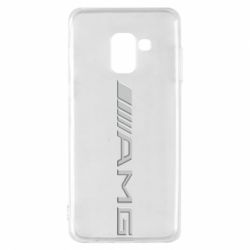 Чехол для Samsung A8 2018 Mercedes-AMG (металлик) - PrintSalon