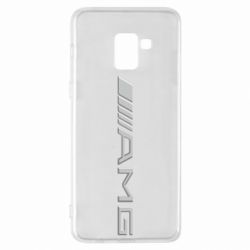 Чехол для Samsung A8+ 2018 Mercedes-AMG (металлик) - PrintSalon
