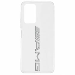 Чехол для Xiaomi Redmi Note 10 Pro Mercedes-AMG (металлик) - PrintSalon