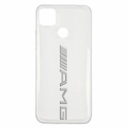 Чехол для Xiaomi Redmi 9c Mercedes-AMG (металлик) - PrintSalon