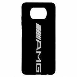 Чехол для Xiaomi Poco X3 Mercedes-AMG (металлик) - PrintSalon