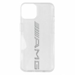 Чехол для iPhone 14 Mercedes-AMG (металлик) - PrintSalon