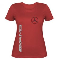 Женская футболка Mercedes AMG - PrintSalon
