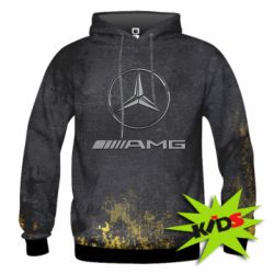 Дитяче 3D худі Mercedes Amg - PrintSalon