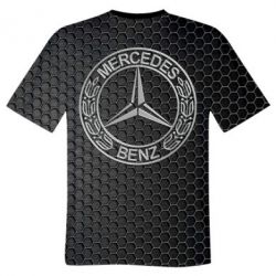 Мужская футболка 3D Mercedes Benz - PrintSalon