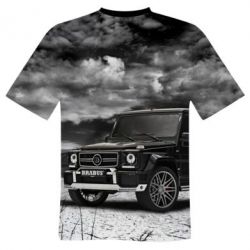 Мужская футболка 3D Mercedes Benz brabus - PrintSalon