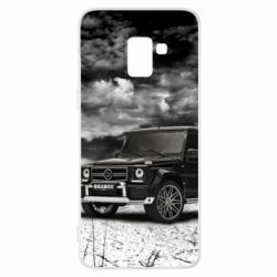 Чехол для Samsung A8+ 2018 Mercedes Benz brabus - PrintSalon