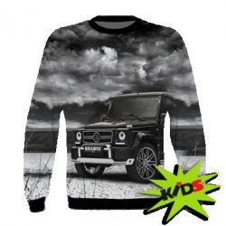 Детский 3D свитшот Mercedes Benz brabus - PrintSalon
