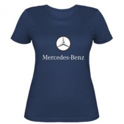 Женская футболка Mercedes-Benz Logo - PrintSalon
