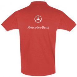Мужское поло Mercedes Benz logo - PrintSalon
