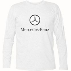 Футболка с длинным рукавом Mercedes-Benz Logo - PrintSalon