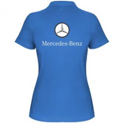 Женское поло Mercedes-Benz Logo - PrintSalon