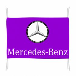 Флаг Mercedes-Benz Logo - PrintSalon