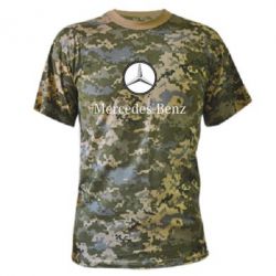 Камуфляжная футболка Mercedes-Benz Logo - PrintSalon