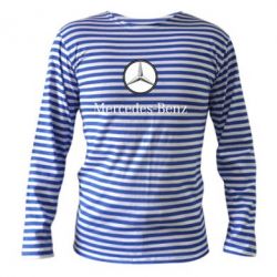 Тельняшка с длинным рукавом Mercedes-Benz Logo - PrintSalon