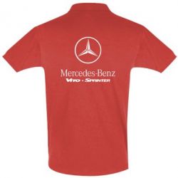Мужское поло Mercedes Benz - PrintSalon