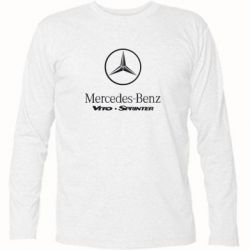 Футболка с длинным рукавом Mercedes Benz - PrintSalon