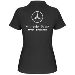 Женское поло Mercedes Benz - PrintSalon