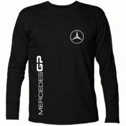 Футболка с длинным рукавом Mercedes GP Logo - PrintSalon
