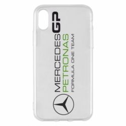 Чехол для iPhone X/Xs Mercedes GP Vert - PrintSalon