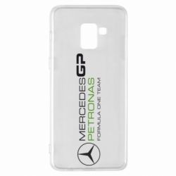 Чехол для Samsung A8+ 2018 Mercedes GP Vert - PrintSalon