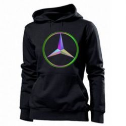 Женское худи Mercedes Logo Art - PrintSalon