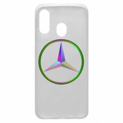 Чехол для Samsung A40 Mercedes Logo Art - PrintSalon