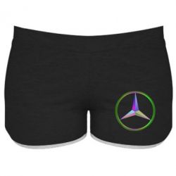 Женские шорты Mercedes Logo Art - PrintSalon