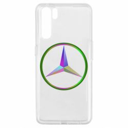 Чехол для Oppo A91/Reno3 Mercedes Logo Art - PrintSalon