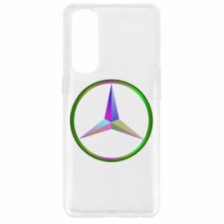 Чехол для Oppo Reno 4 Pro Mercedes Logo Art - PrintSalon