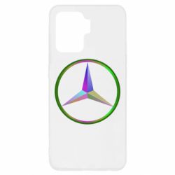 Чехол для Oppo Reno 5 Lite Mercedes Logo Art - PrintSalon
