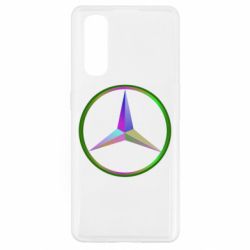 Чехол для Oppo Find X2 Mercedes Logo Art - PrintSalon