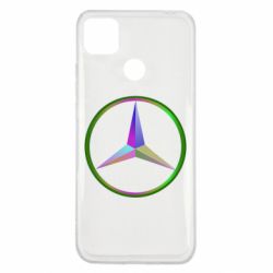 Чехол для Xiaomi Redmi 9c Mercedes Logo Art - PrintSalon