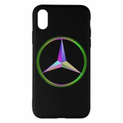 Чехол для iPhone X/Xs Mercedes Logo Art - PrintSalon
