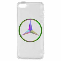 Чехол для iPhone5/5S/SE Mercedes Logo Art - PrintSalon