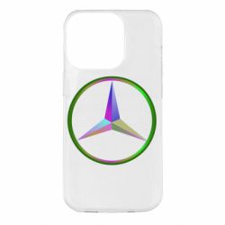 Чехол для iPhone 14 Pro Mercedes Logo Art - PrintSalon