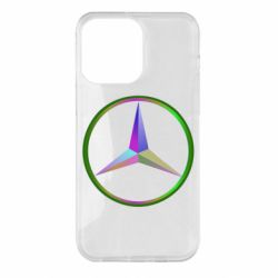 Чехол для iPhone 14 Pro Max Mercedes Logo Art - PrintSalon