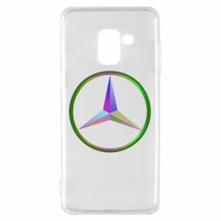 Чехол для Samsung A8 2018 Mercedes Logo Art - PrintSalon