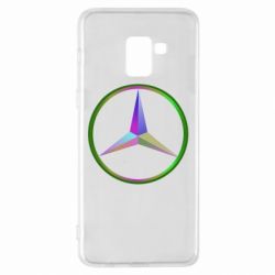 Чехол для Samsung A8+ 2018 Mercedes Logo Art - PrintSalon