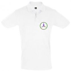 Мужское поло Mercedes Logo Art - PrintSalon