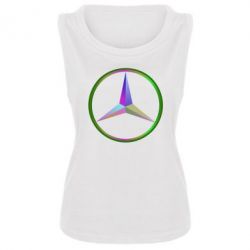 Женская майка Mercedes Logo Art - PrintSalon