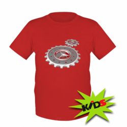 Детская футболка Mercedes logo механизм - PrintSalon