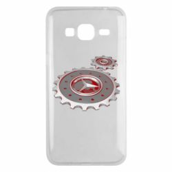 Чехол для Samsung J3 2016 Mercedes logo механизм - PrintSalon