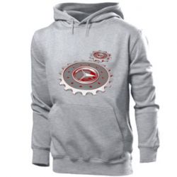 Мужское худи Mercedes logo механизм - PrintSalon