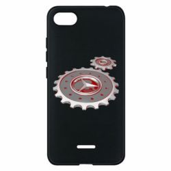 Чехол для Xiaomi Redmi 6A Mercedes logo механизм - PrintSalon