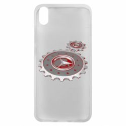 Чехол для Xiaomi Redmi 7A Mercedes logo механизм - PrintSalon